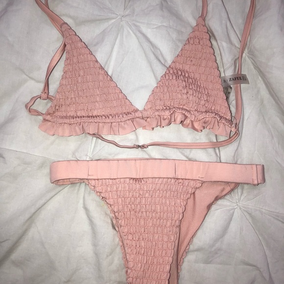 pink zaful bikini set💖💖💖 - Picture 1 of 4